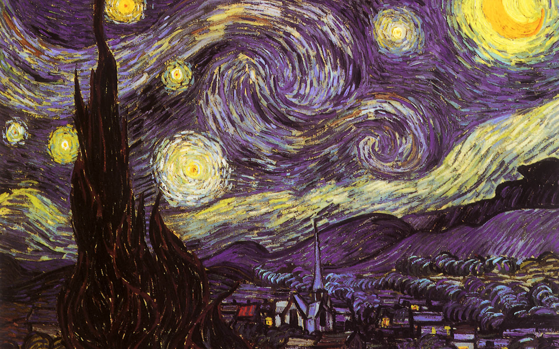 Fond d'écran gratuit de Peintures - Van Gogh numéro 63043